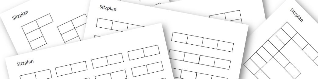 Sitzplan mit Reihen