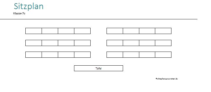 27 Sitzplan-Vorlagen als Download (Word, Excel, PDF)