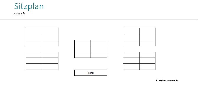 6er-Gruppentische Excel